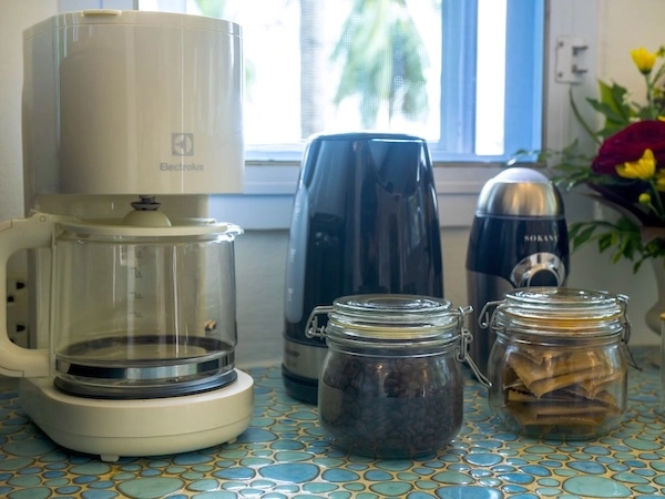 Luxury Resort Kitchen Coffee - The Bougainvillea Villa at Monkey Flower Villas Koh Tao