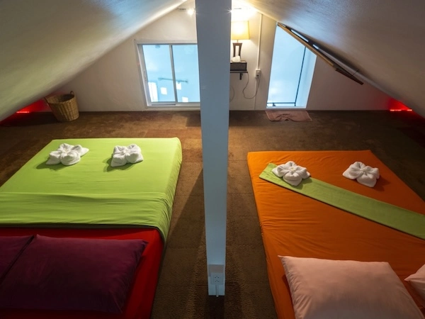 Luxury Resort Loft Front View - The Bougainvillea Villa at Monkey Flower Villas Koh Tao