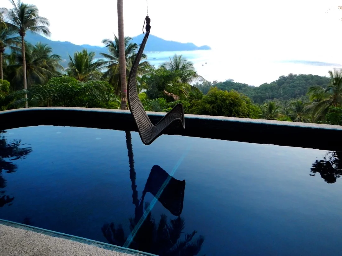 Pool with swing view - The Gardenia Villa