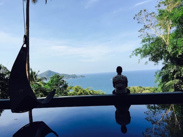 Gardenia villa view of beach