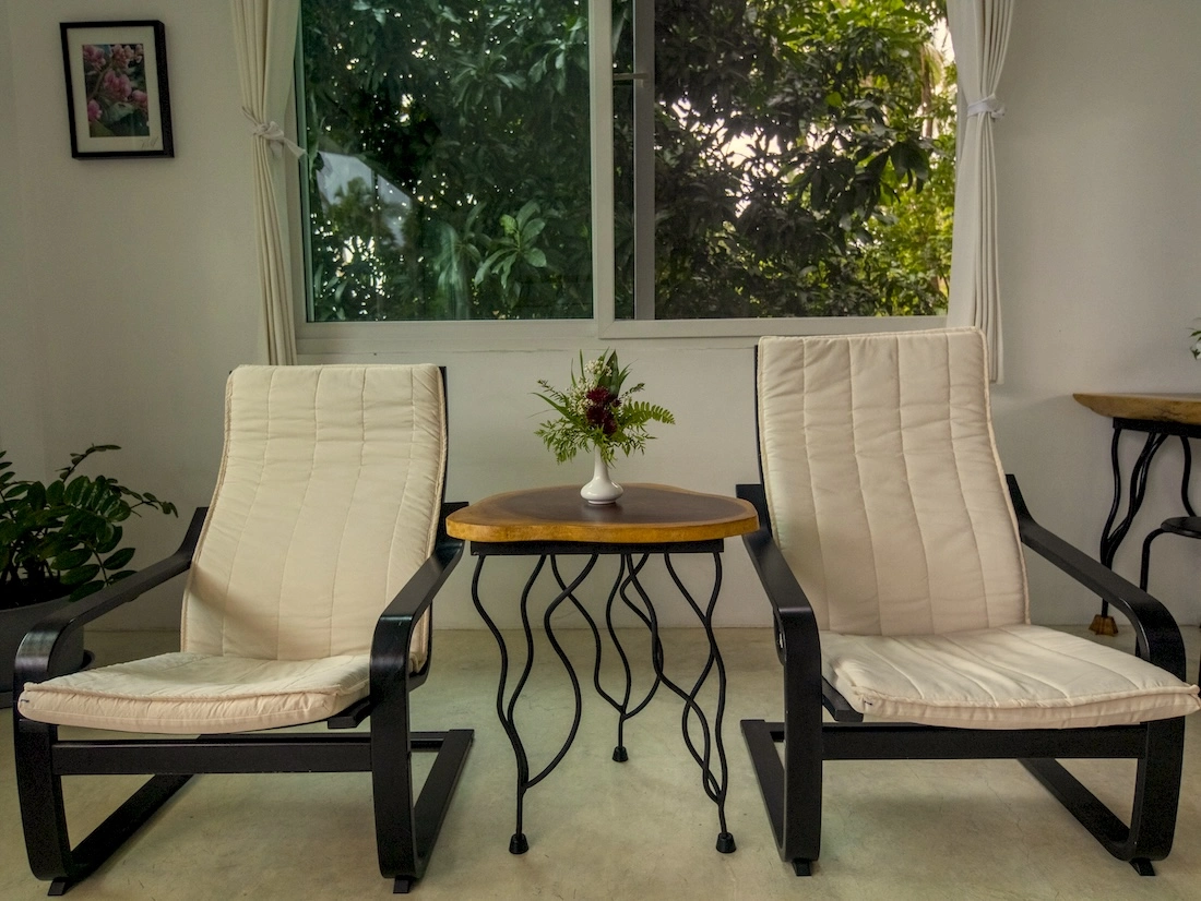 Luxury Resort Lounge With Decor - The Gardenia Villa at Monkey Flower Villas Koh Tao