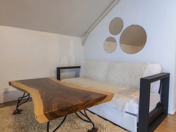Luxury Resort Living Room Couch - The Gardenia Villa at Monkey Flower Villas Koh Tao