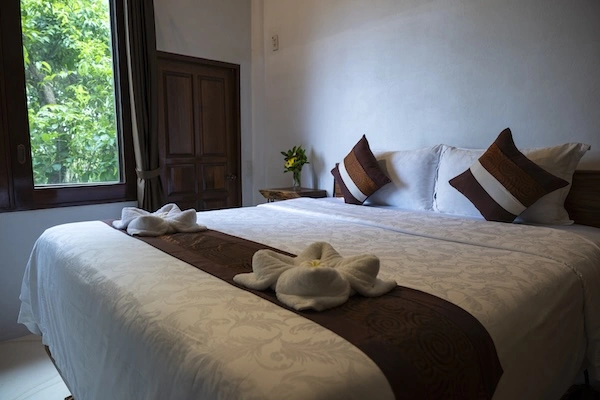 Luxury Resort Bedroom 3 Diagonal View - The Orchid Villa at Monkey Flower Villas Koh Tao